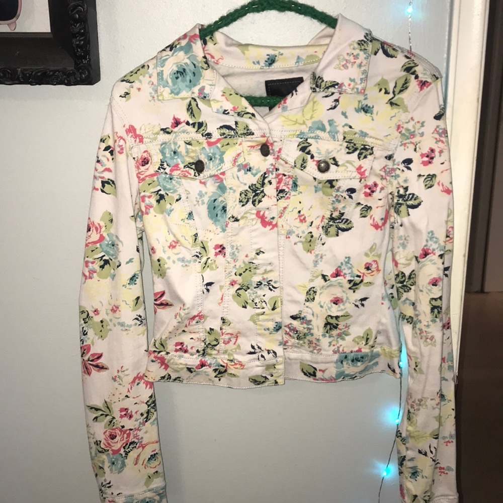 Jean printed jacket